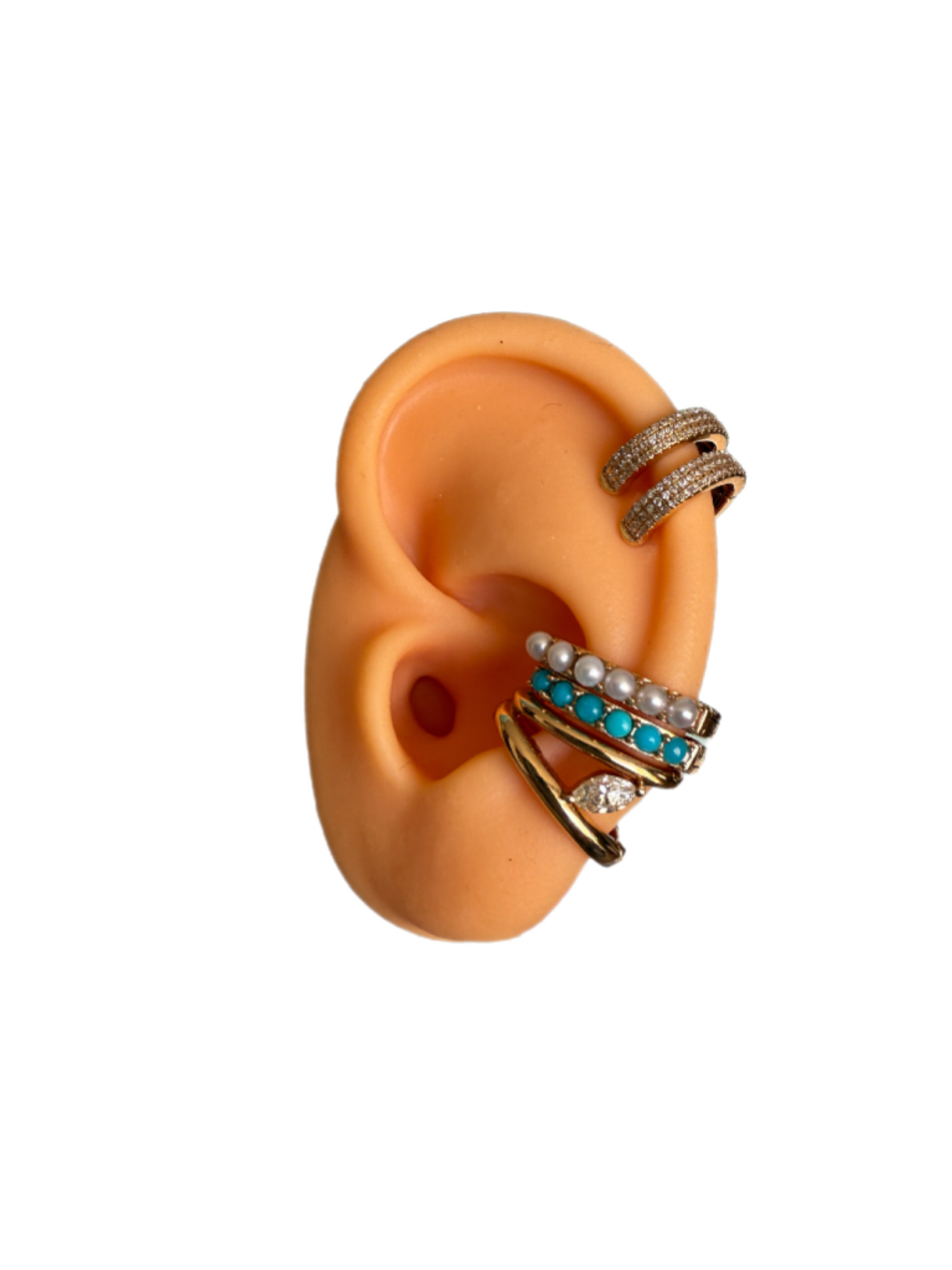 Classic Pearl Ear cuff Aretes