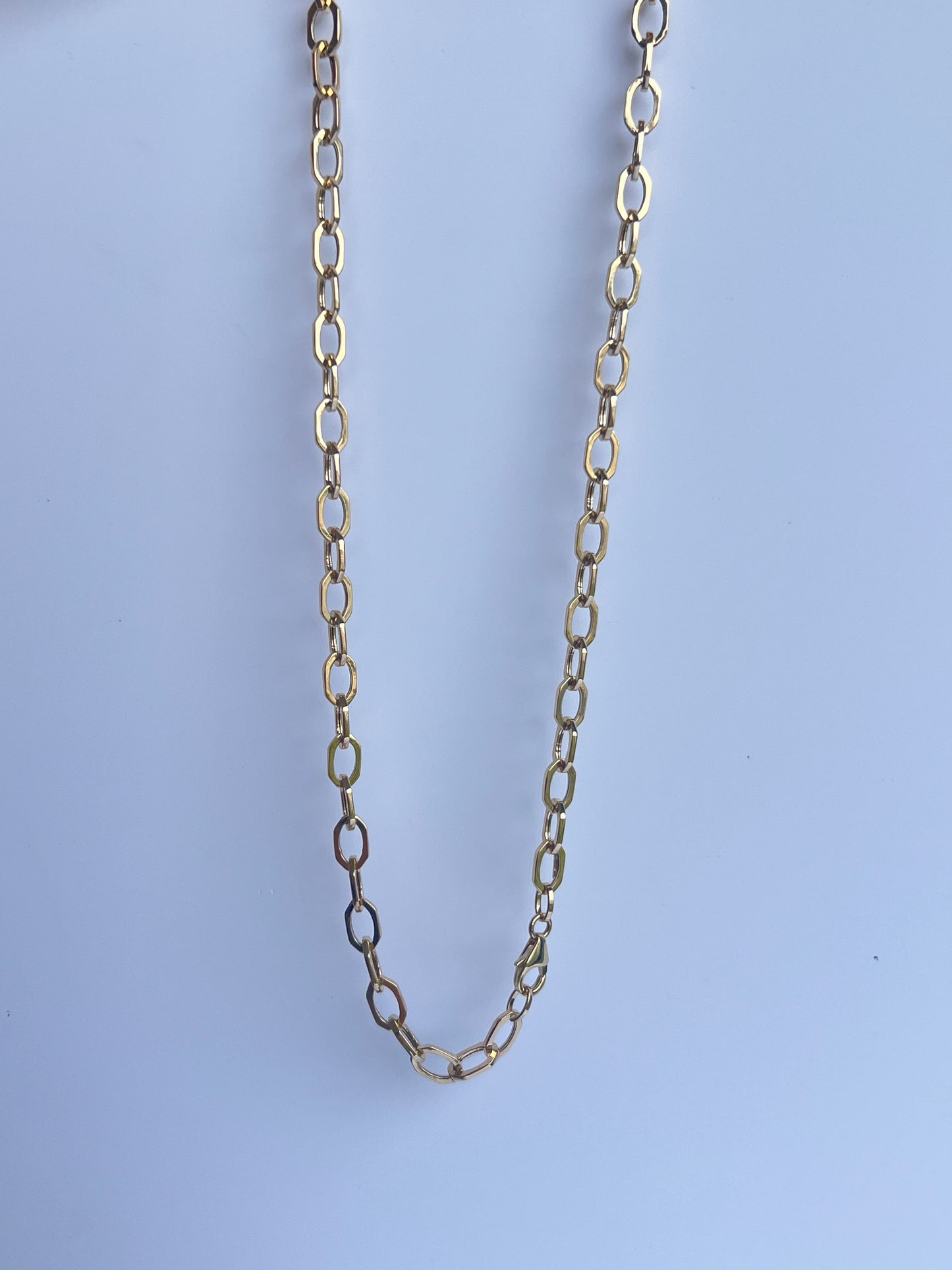 Octagon link necklace