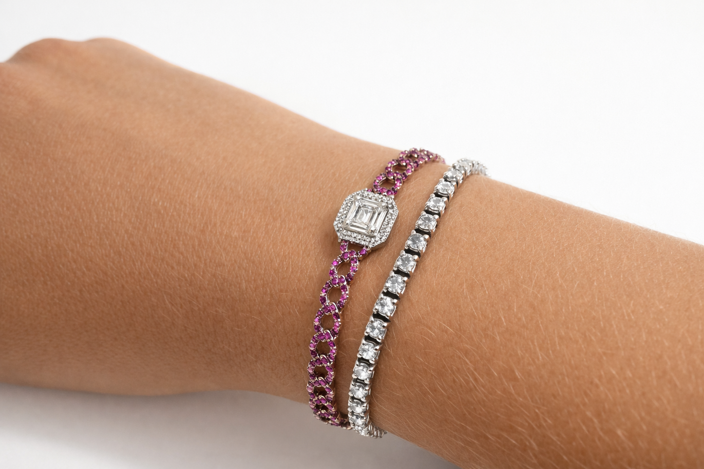 Pulsera Pink Zafiro