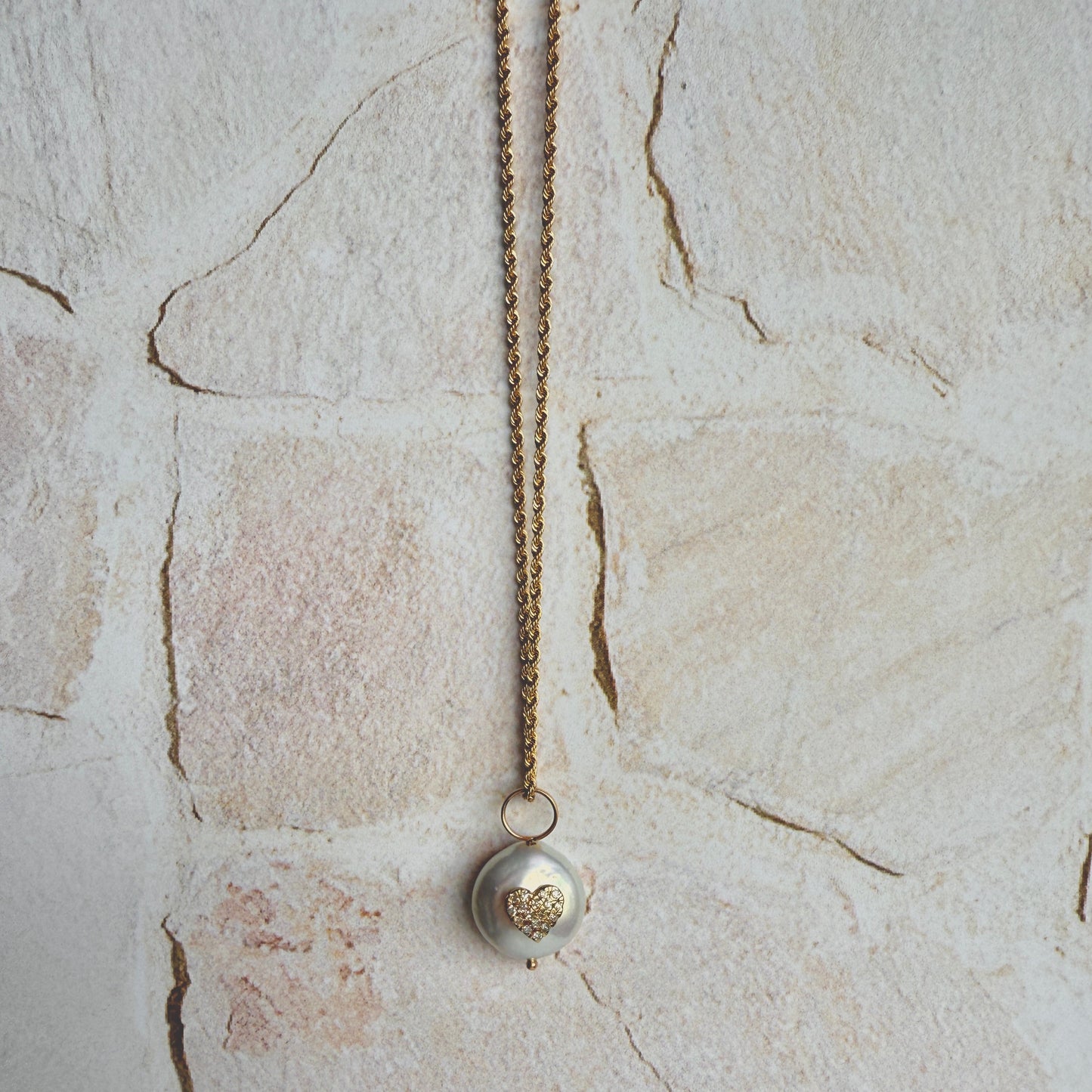 Golden Statement - Rope chain short