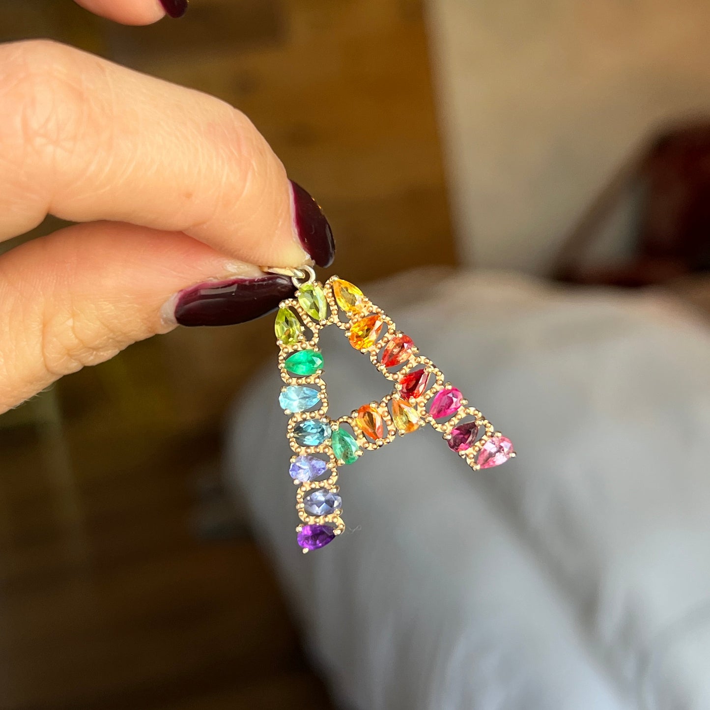 Letra Colores Dije Personalizable