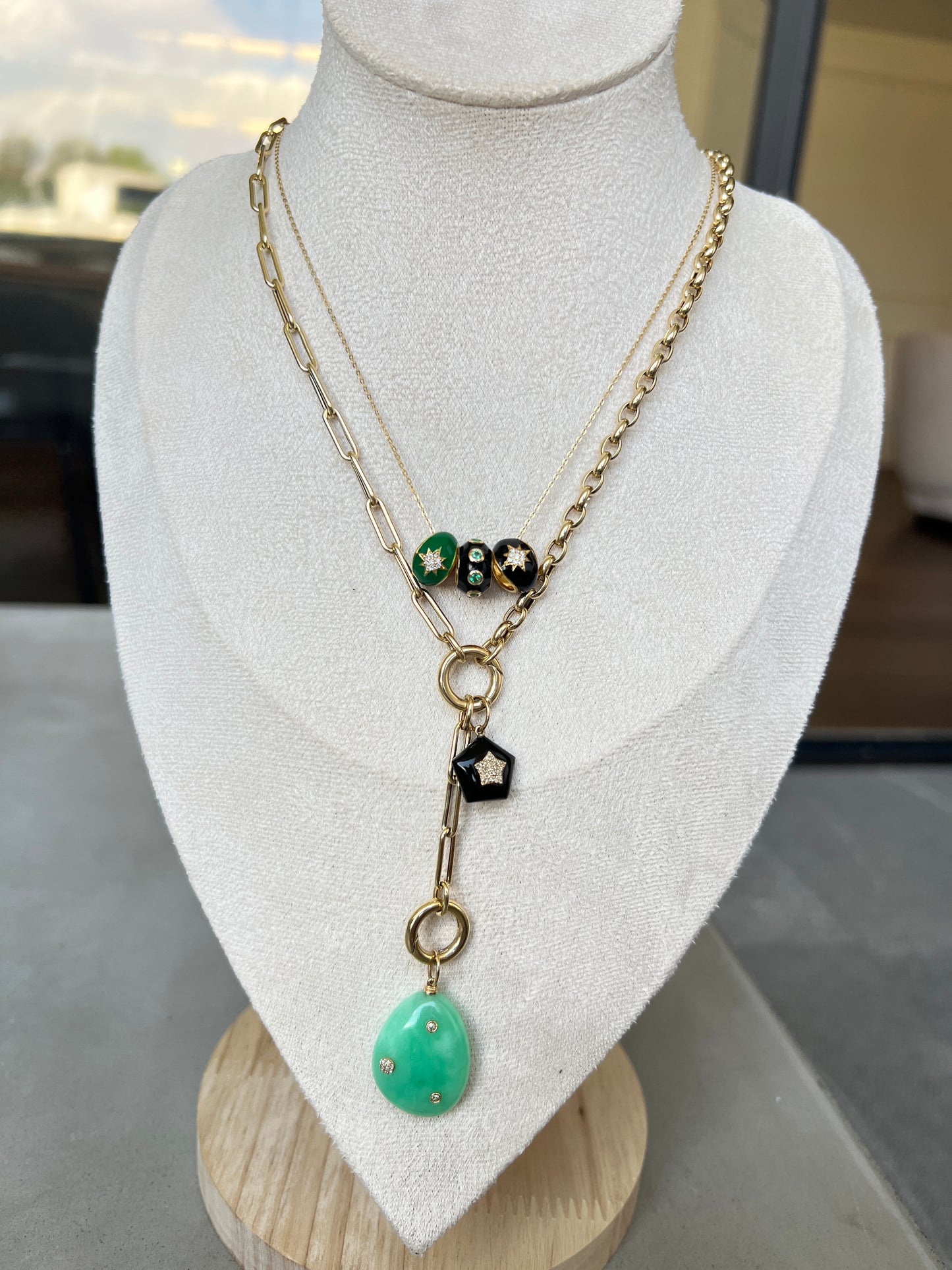 Enamel Black Star