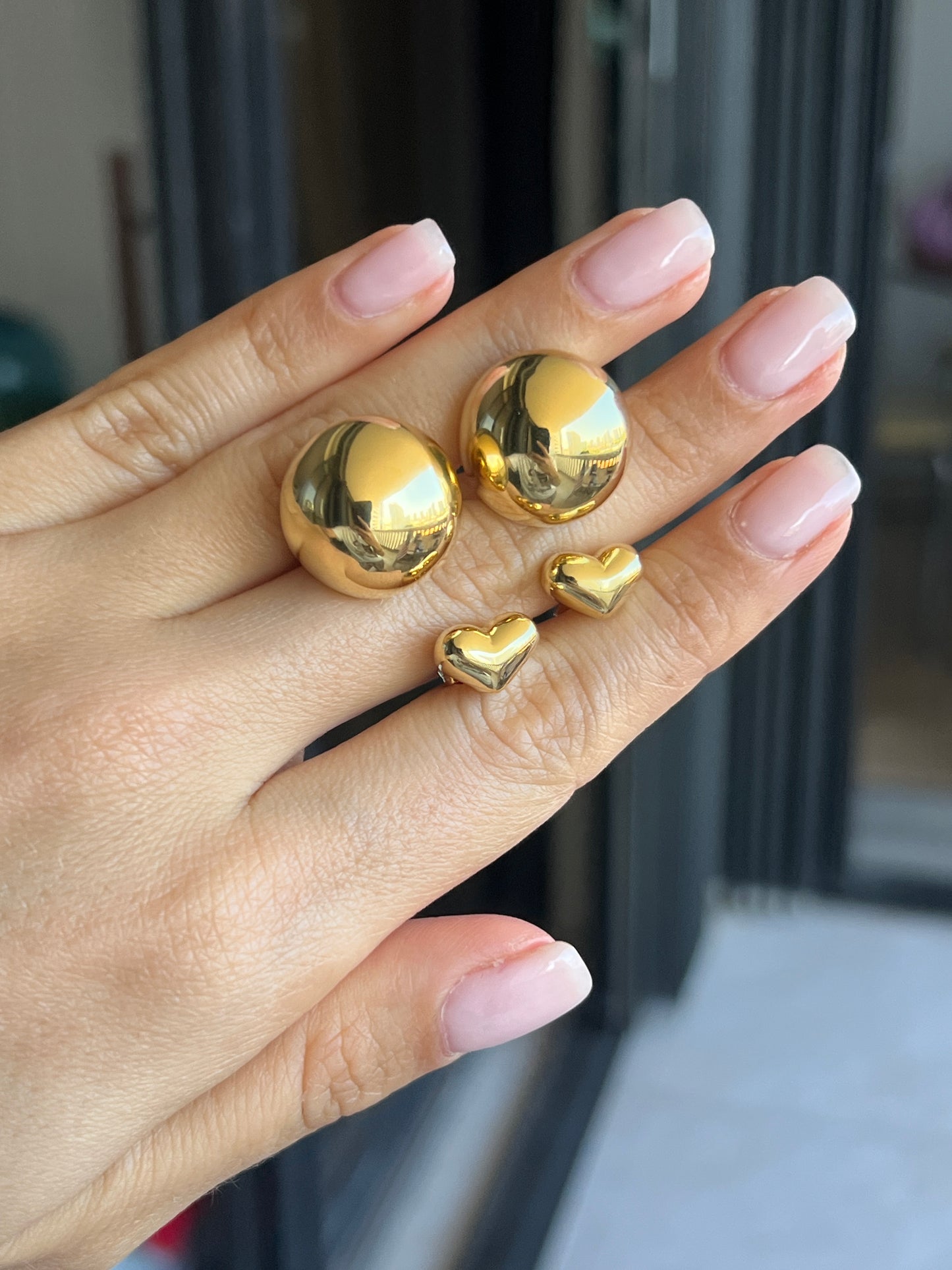 Corazones Clásicos Aretes