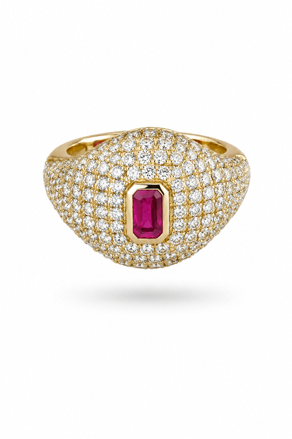 Chunky Rubi Anillo