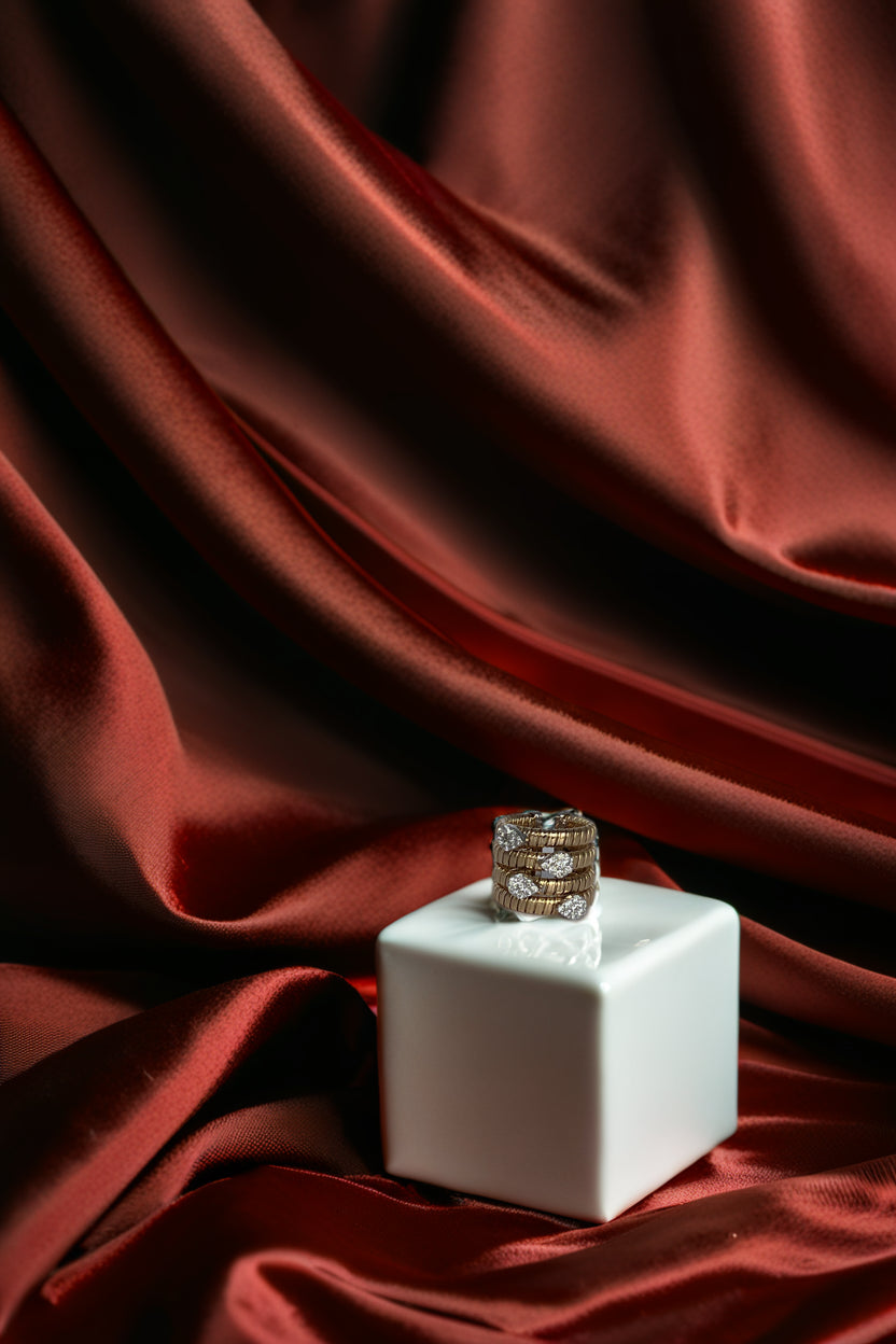 Triple Chunky Anillo