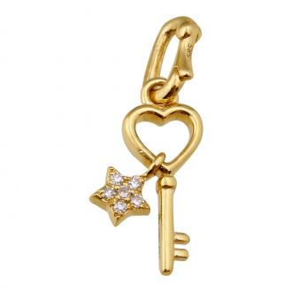 Mini key charm