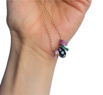 Golden Statement - Rope chain short