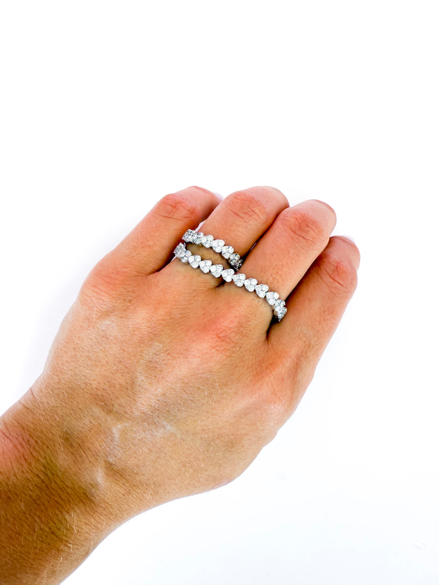 Anillo Doble Heartline