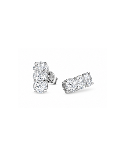 3 cluster earrings