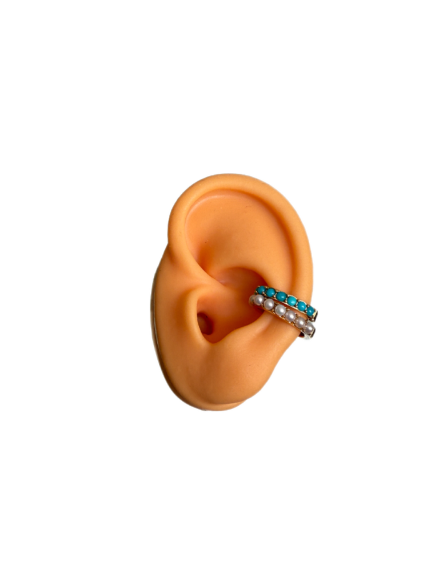 Sea Turquoise Ear Cuff Aretes