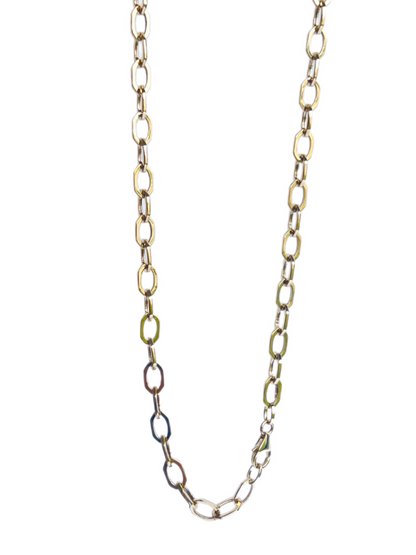 Octagon link necklace