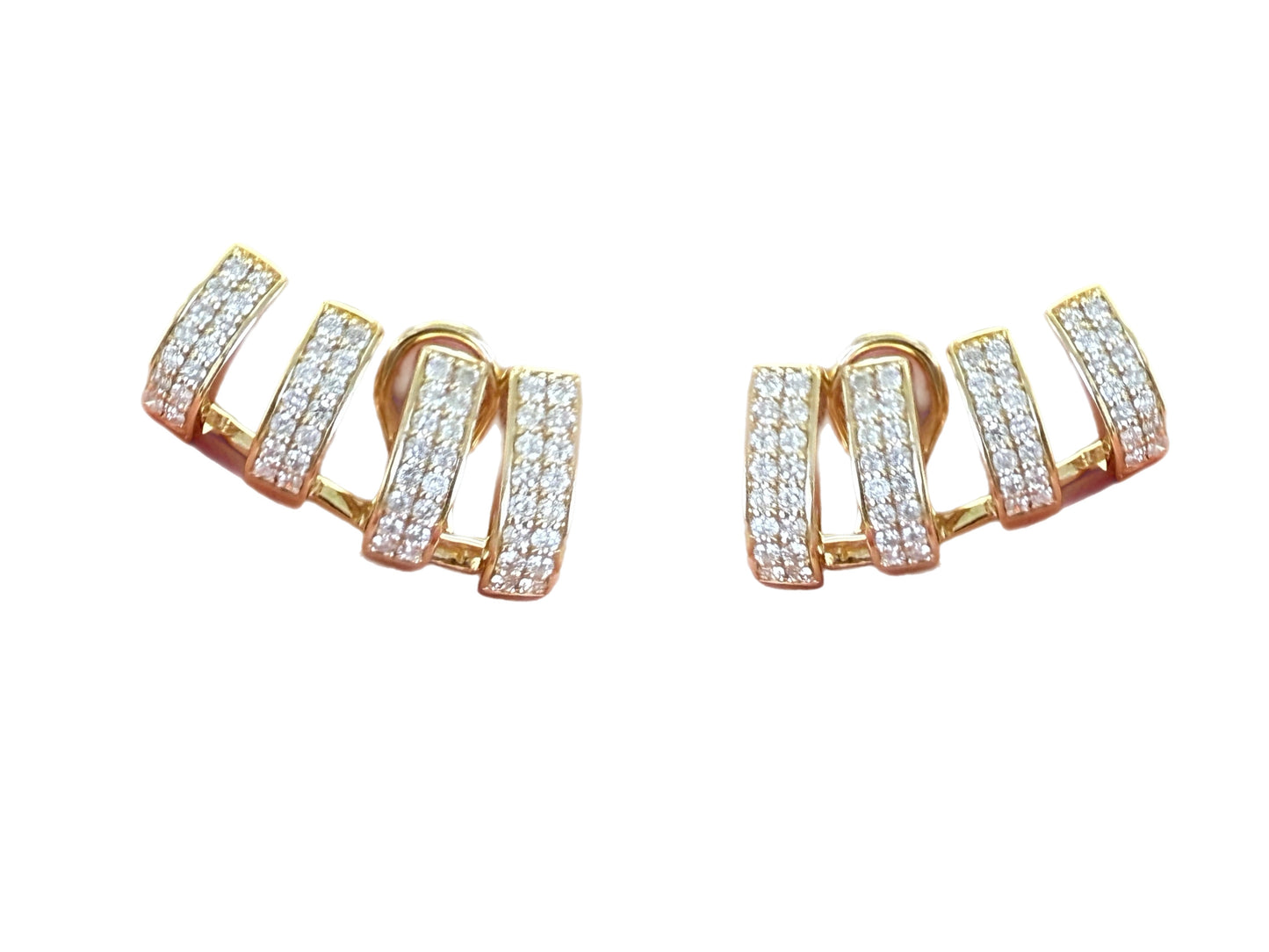 4 Look Diamond Piercings Aretes