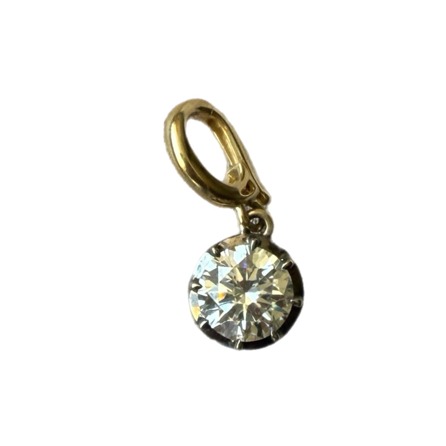 Solitaire Hanging 1ct  Lab Diamond