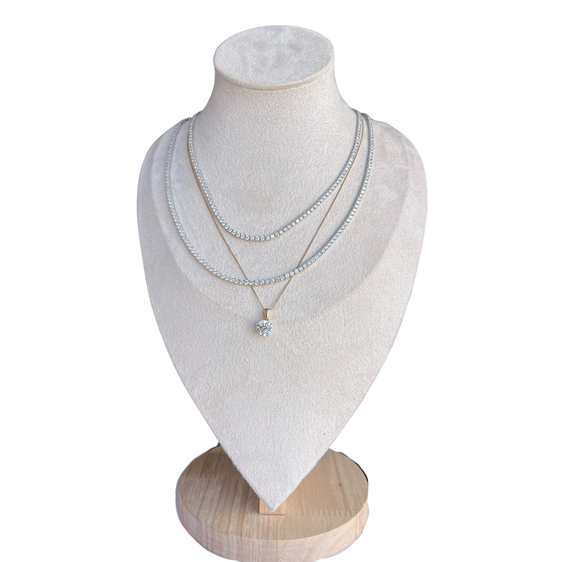 Classic Lab Diamond pendant