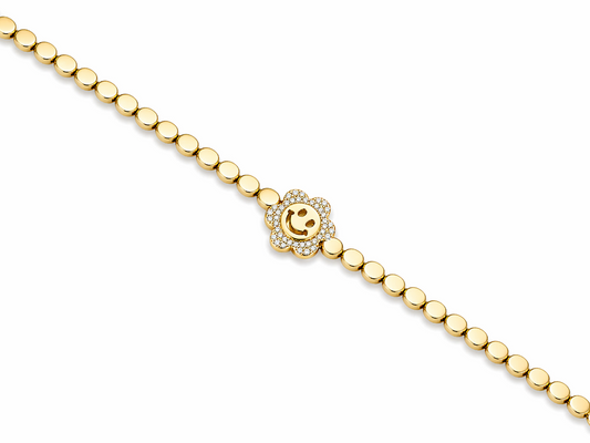 Happy Groovy Face Bracelet
