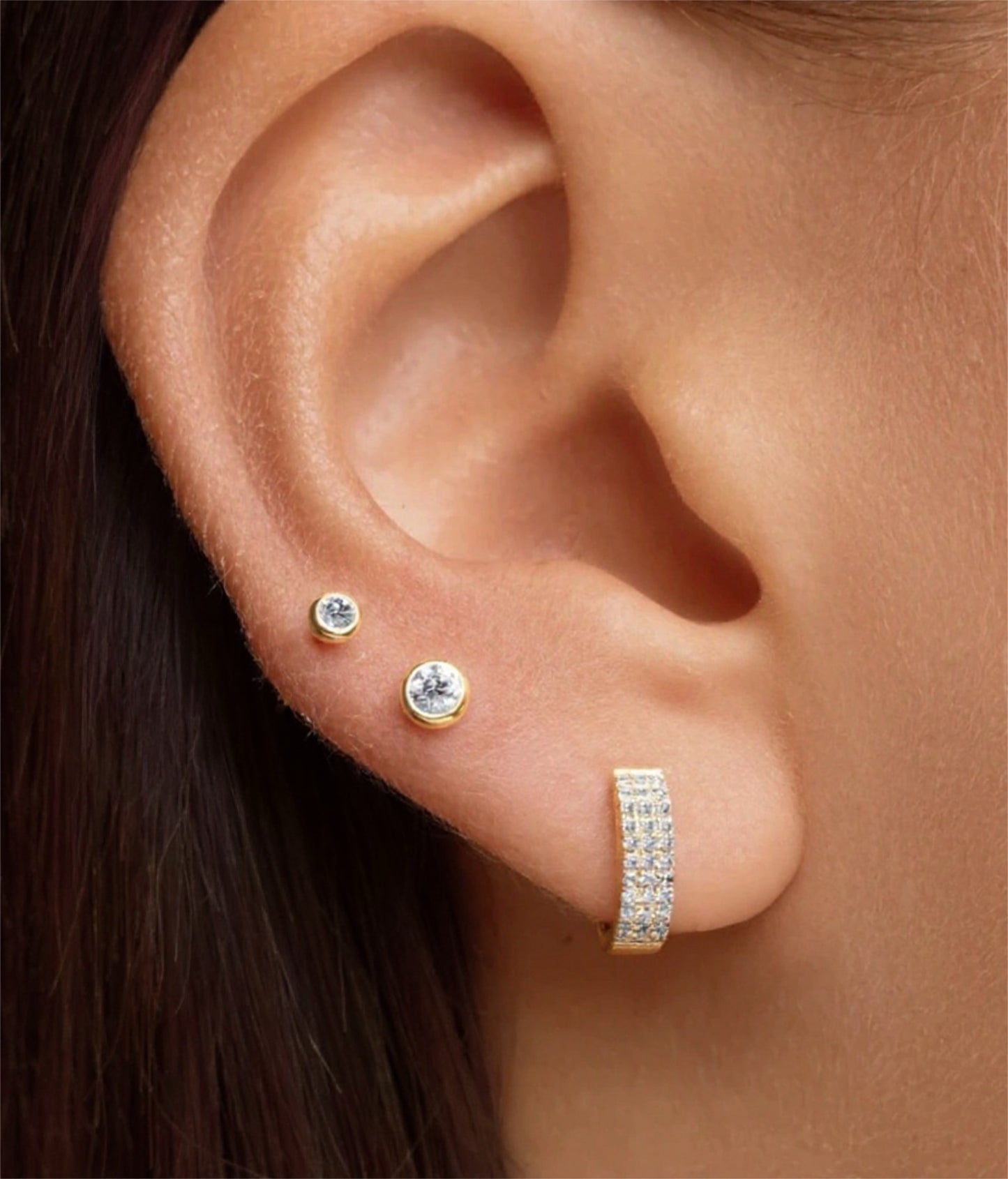 Huggies Argollas Aretes