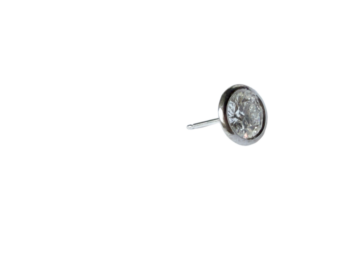 Orbit Bezel Lab Studs Aretes