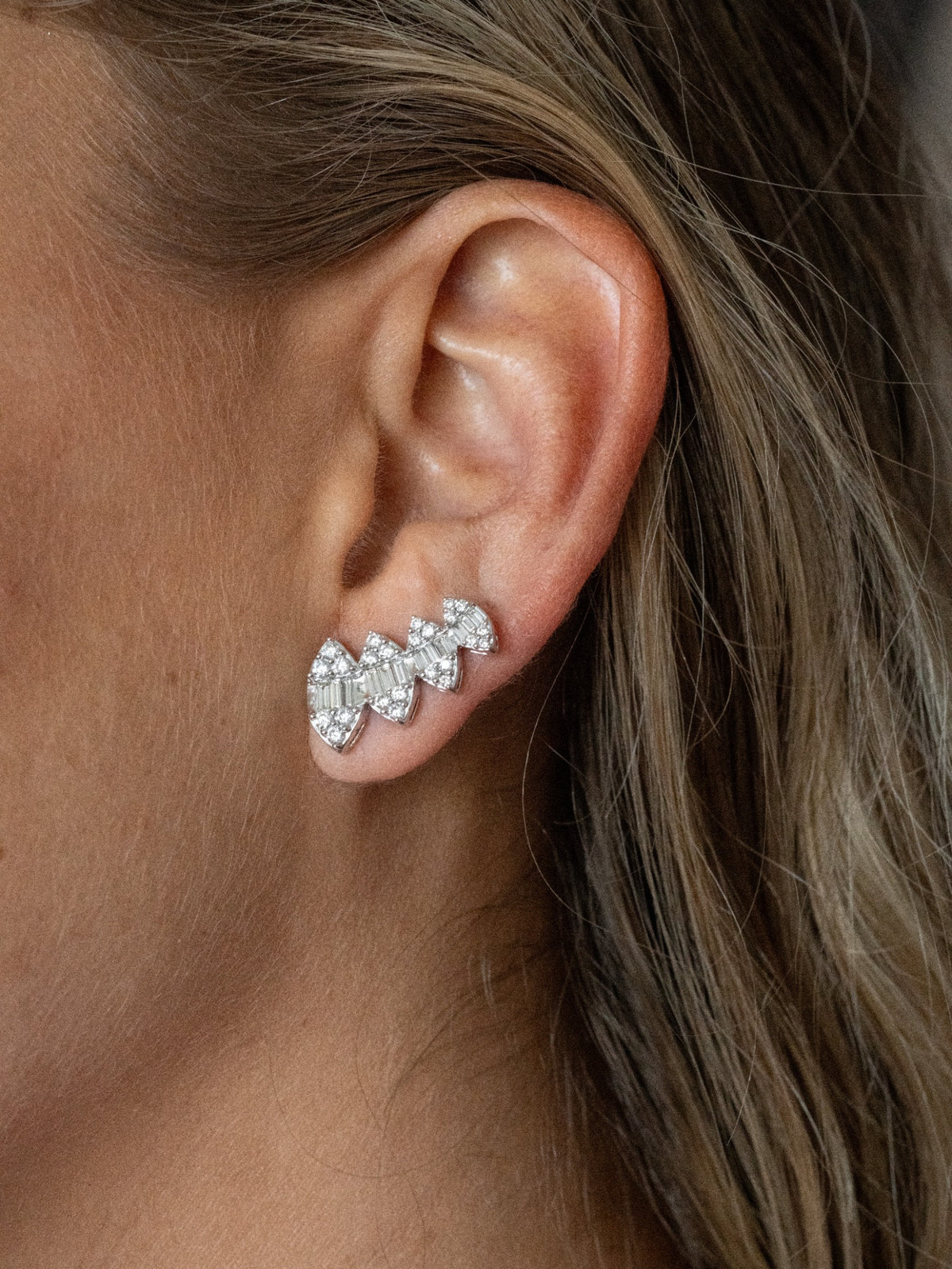 Bow Baguette Ear Climbers