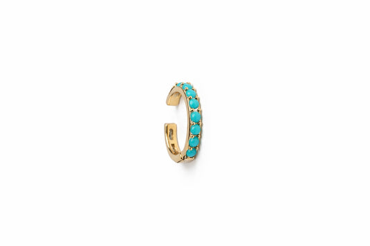 Sea Turquoise Ear Cuff Aretes
