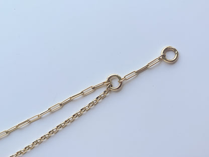 Chunky double clasp chain