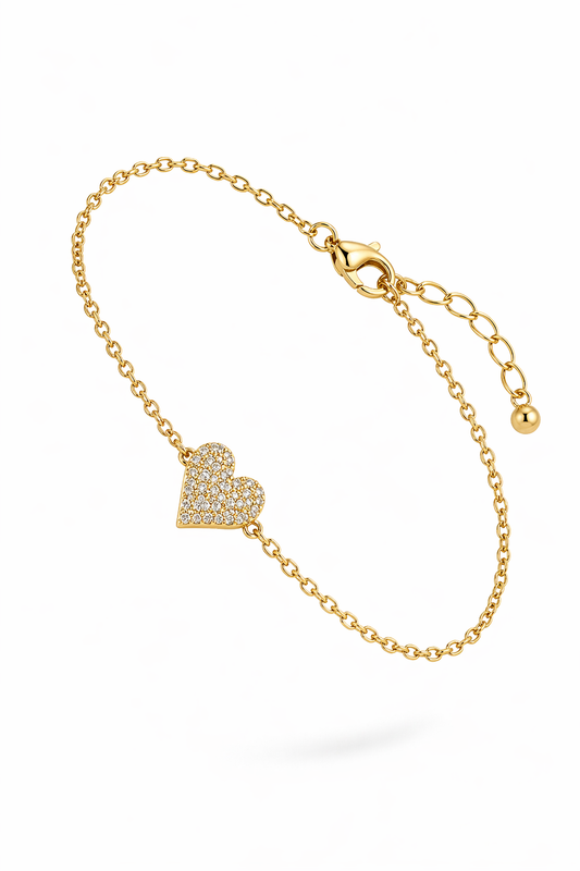 Pulsera corazón finita
