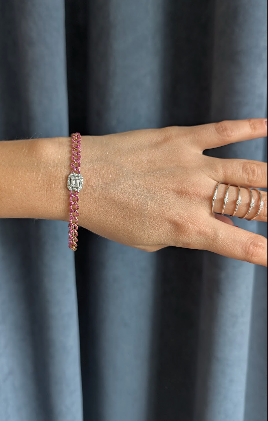 Pulsera Pink Zafiro