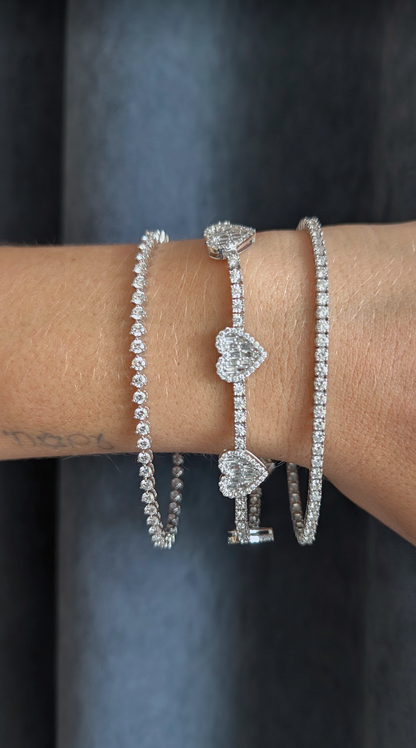 Pulsera de Corazones Big Size