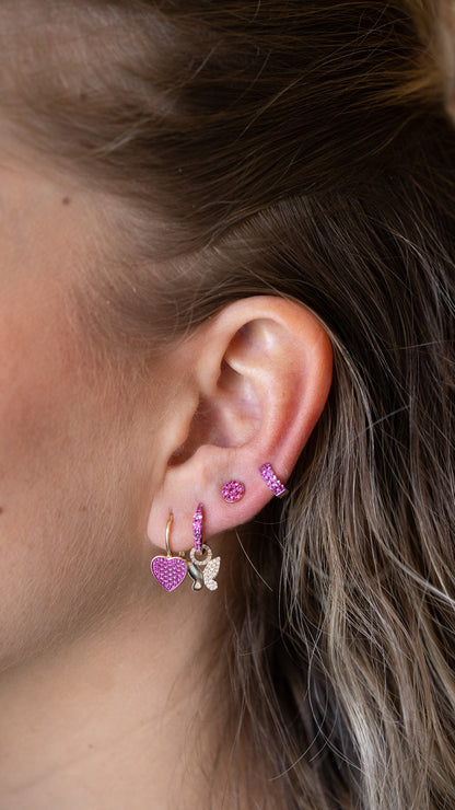 Pink Lover Aretes