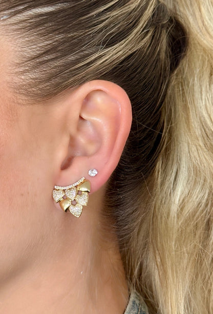 Multicorazones Aretes