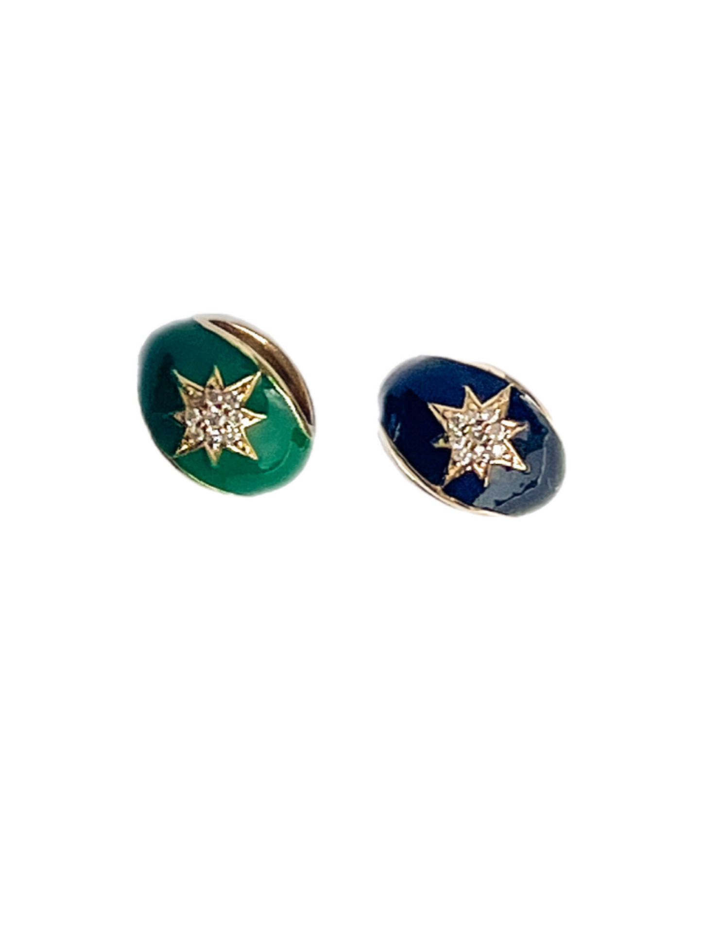 Enamel Green Star