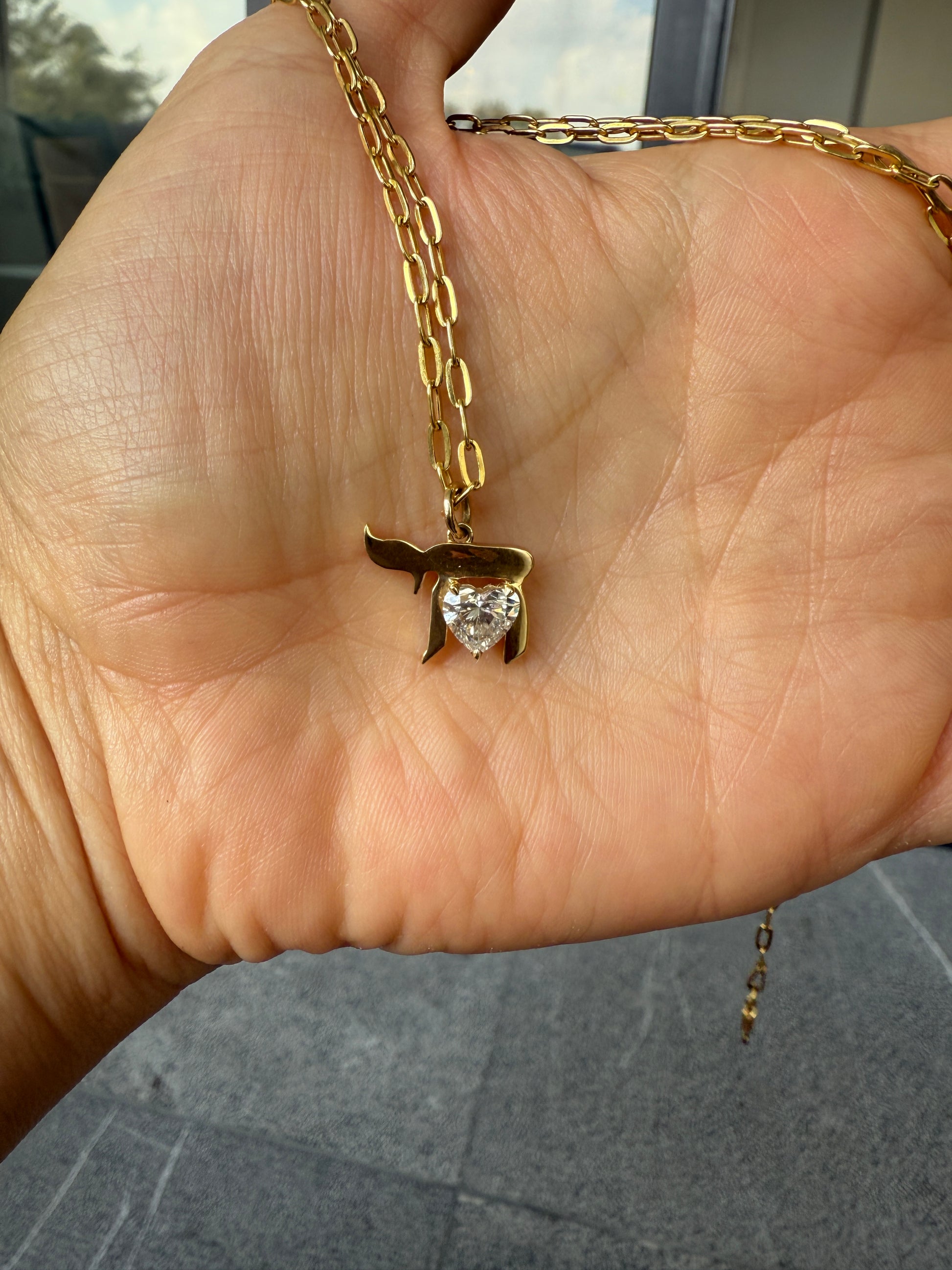 Paper clip necklace