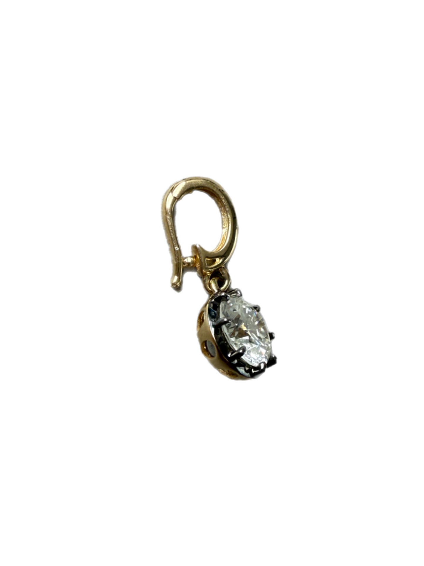 Solitaire Hanging 1ct  Lab Diamond