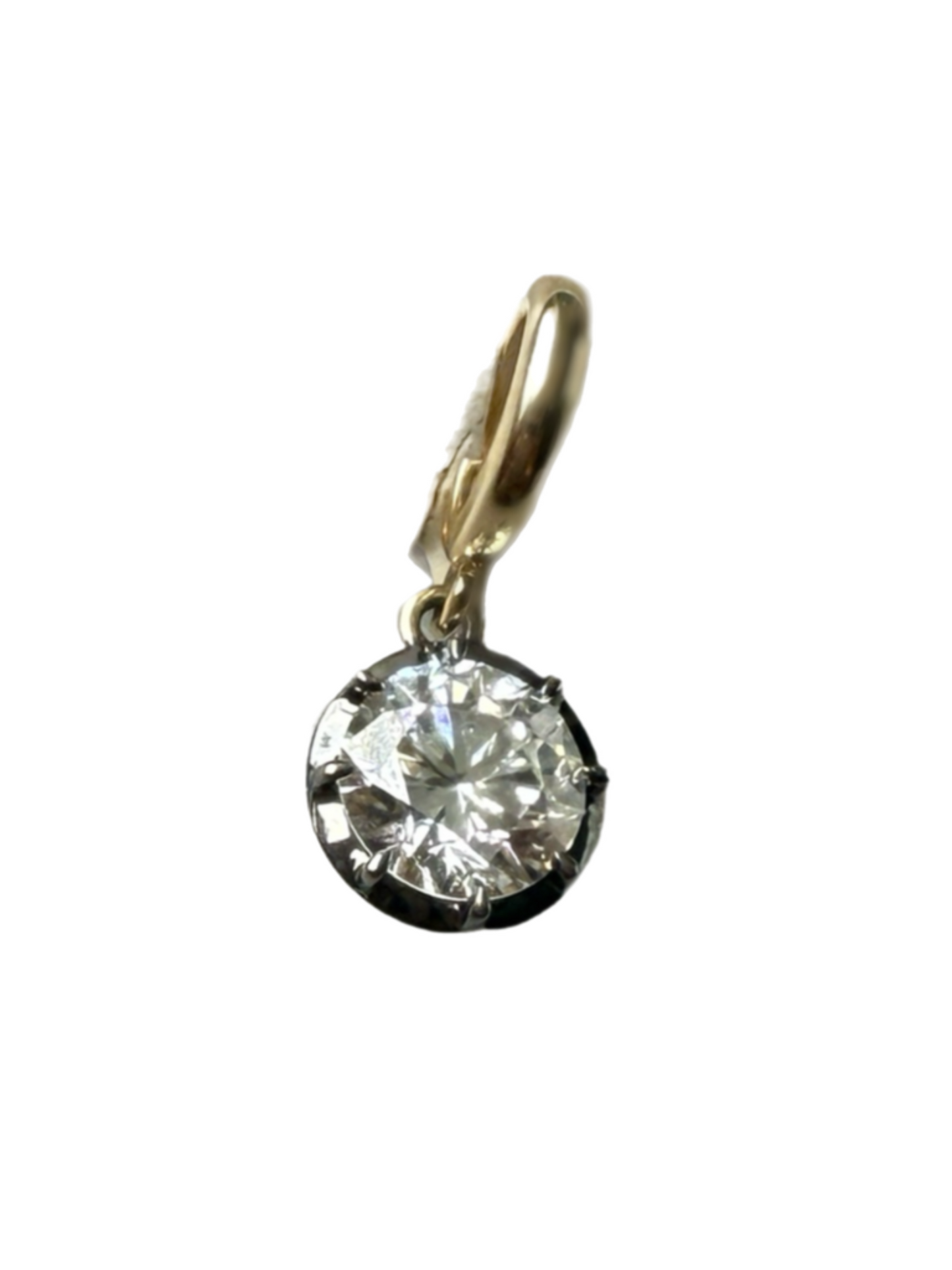 Solitaire Hanging 1ct  Lab Diamond