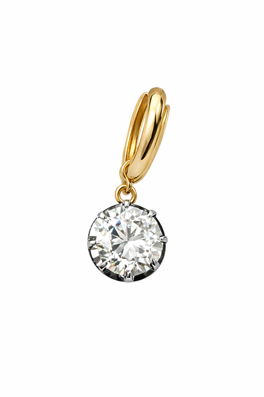 Solitaire Hanging 1ct  Lab Diamond