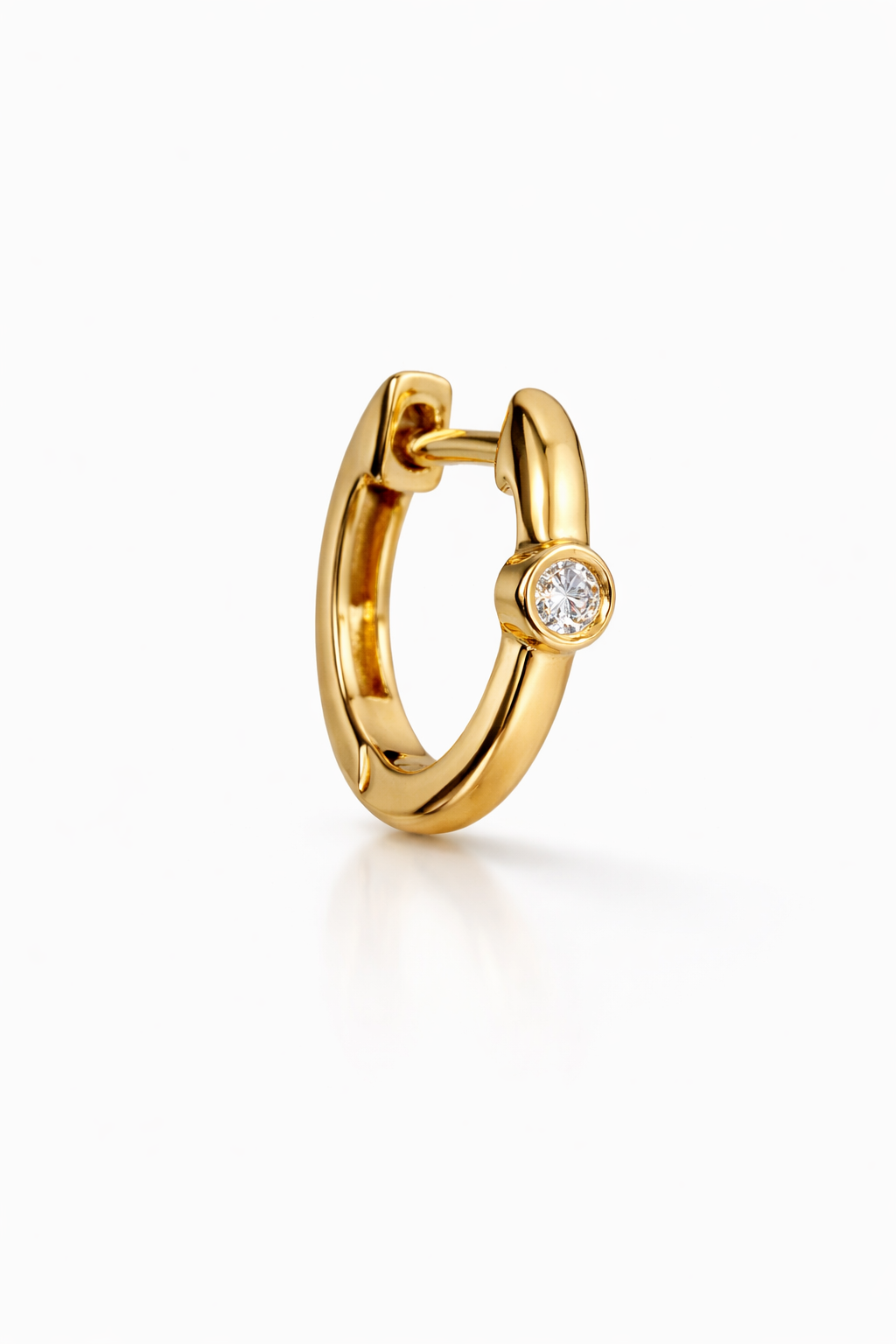 Arracadas con diamante