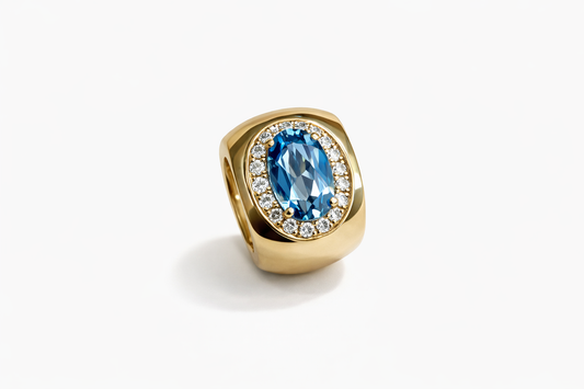 Blue Topaz Rondelle