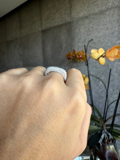 Anillo Pavé Cuadrado