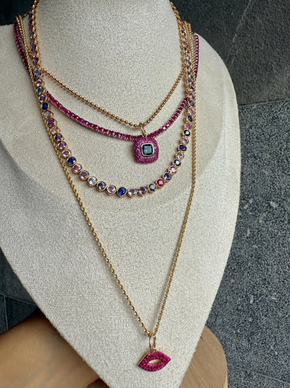 Golden Statement - Rope chain short