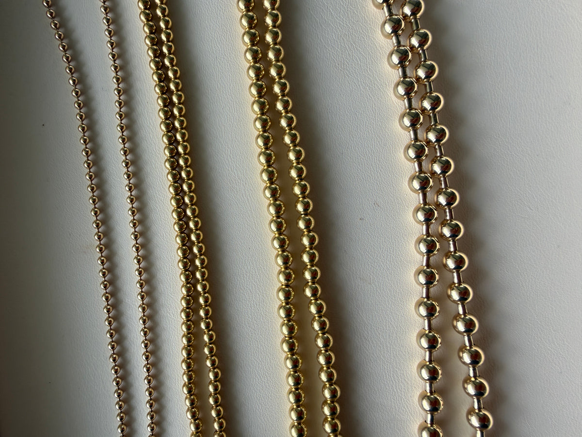 Extra big ball chain