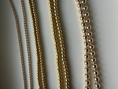 Extra big ball chain