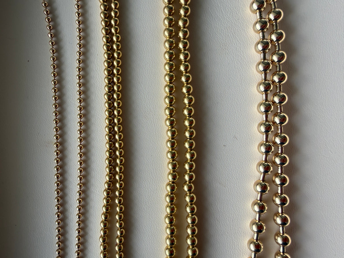 Extra big ball chain