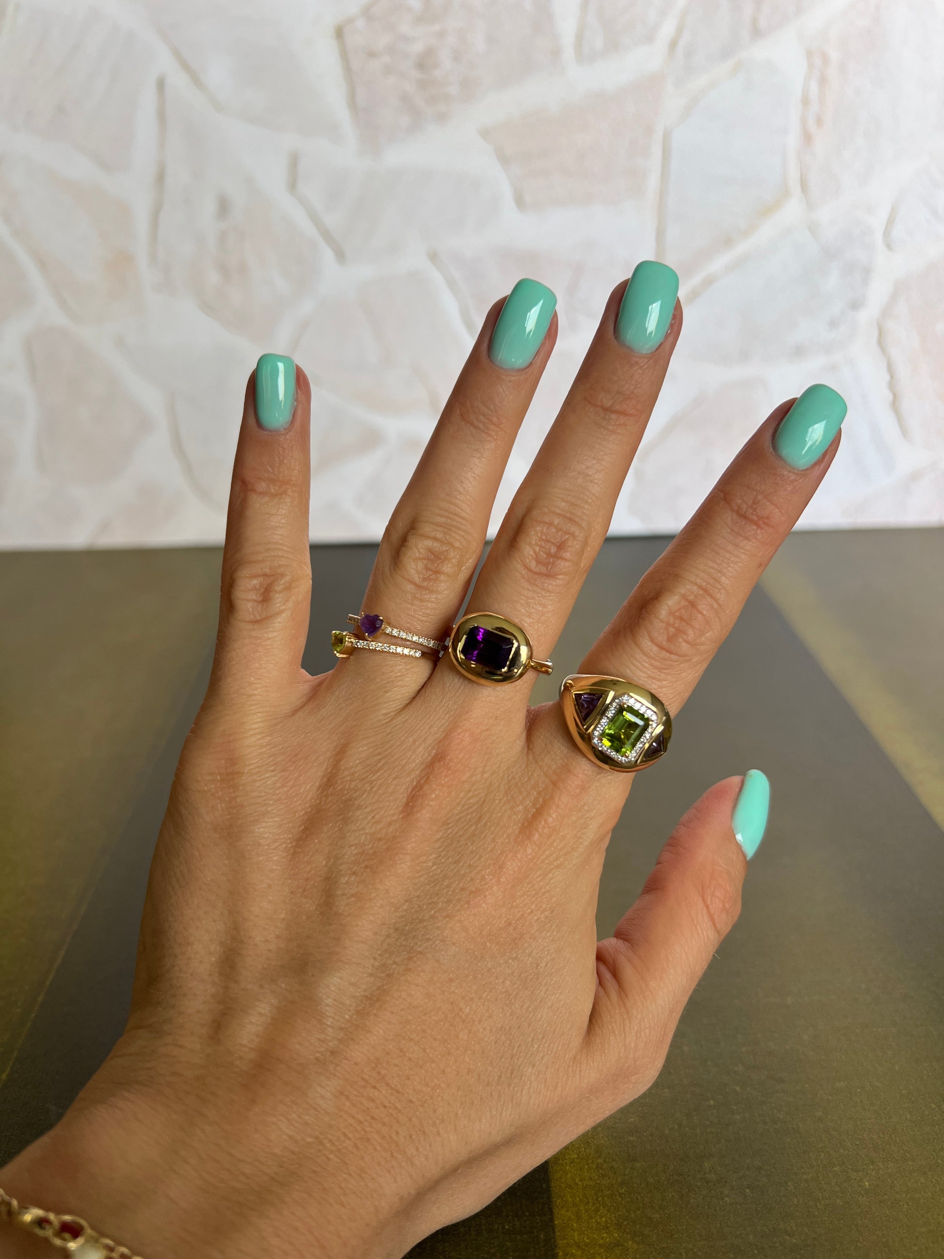 Gem Sorbet big ring