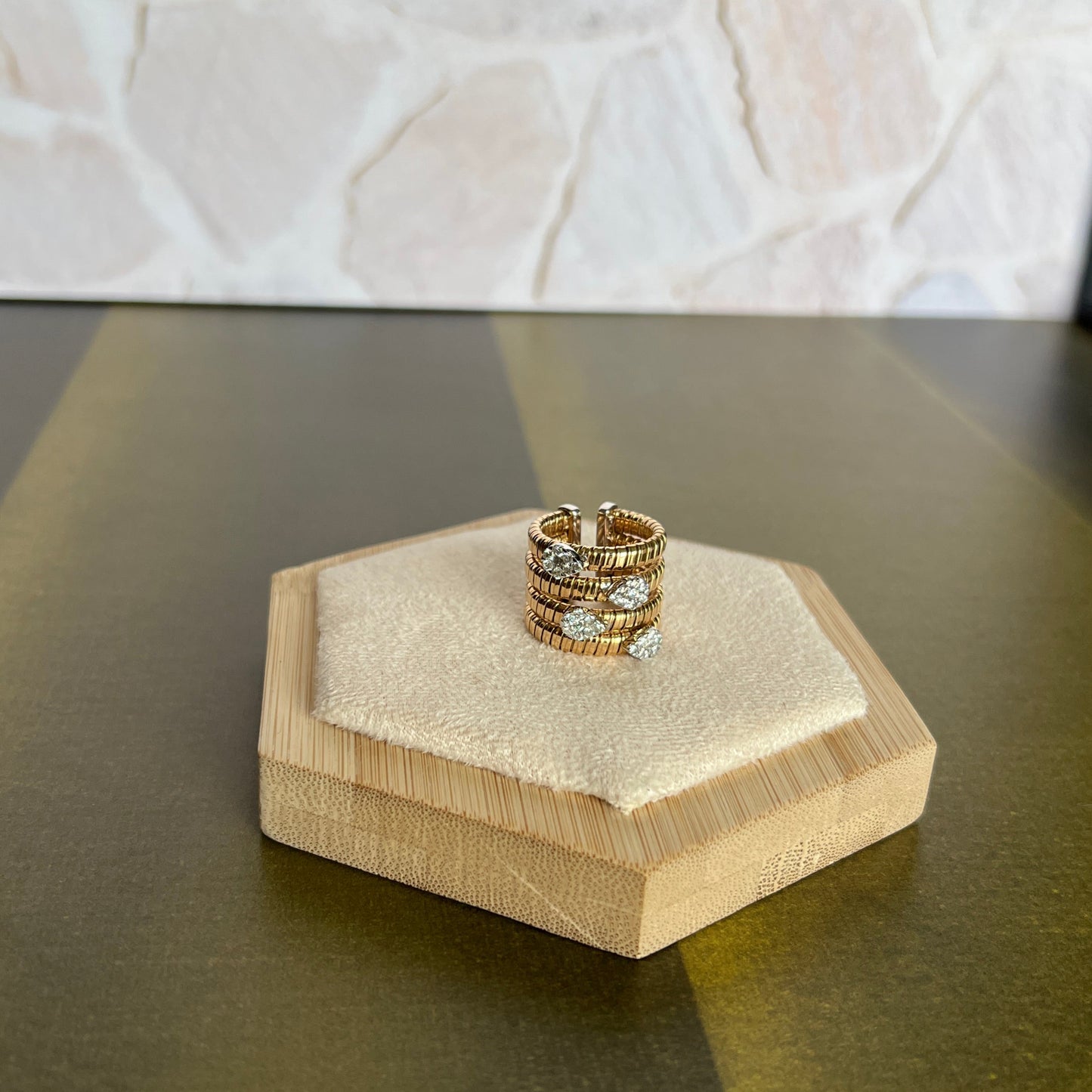 Triple Chunky Anillo