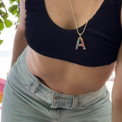 Letra Colores Dije Personalizable