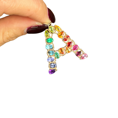 Letra Colores Dije Personalizable