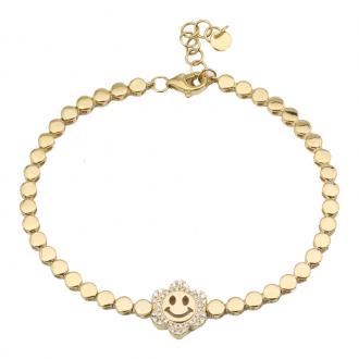 Happy Groovy Face Bracelet