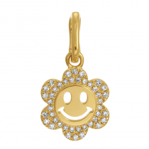 Happy Groovy Face Charm