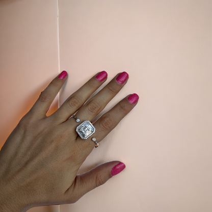 Eleganté Anillo Doble