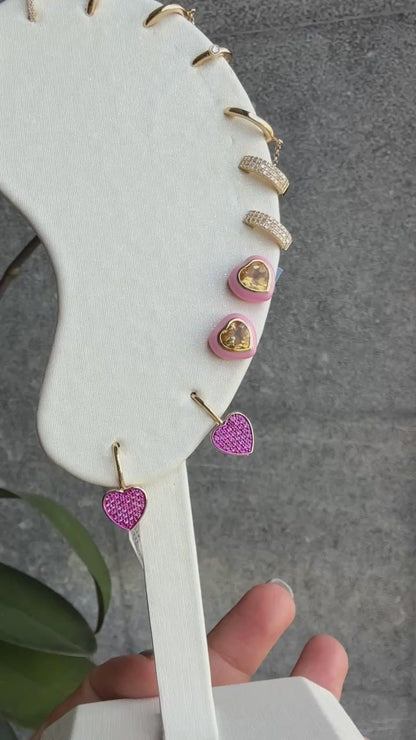 Pink Lover Aretes